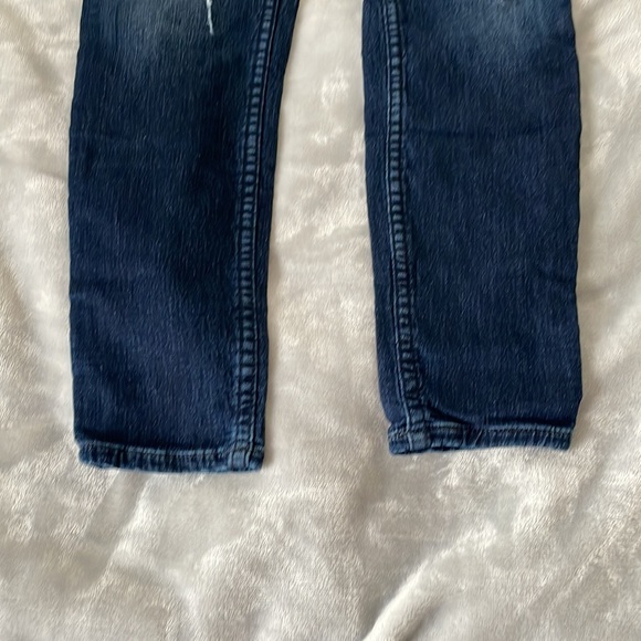 Patchwork Power Skinny Low Jeans, Size 25 - Picture 3 of 6
